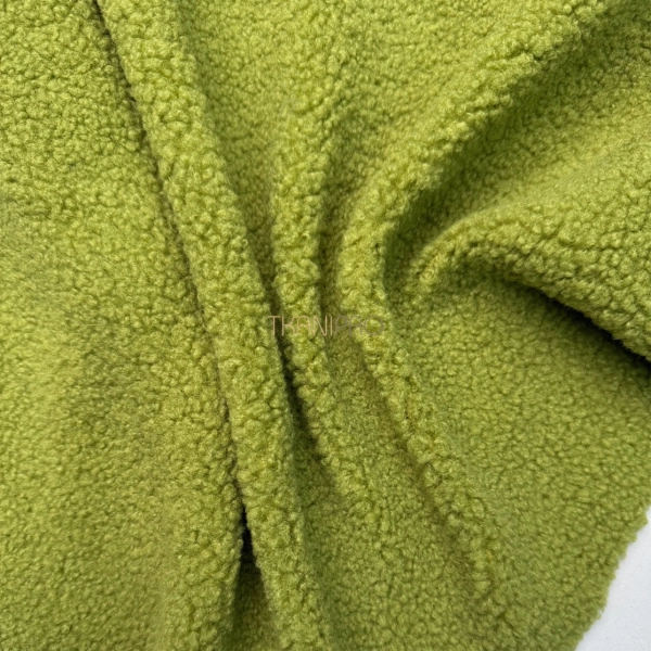 Мех барашек цвет зеленый яблочный, арт. WF3042-27