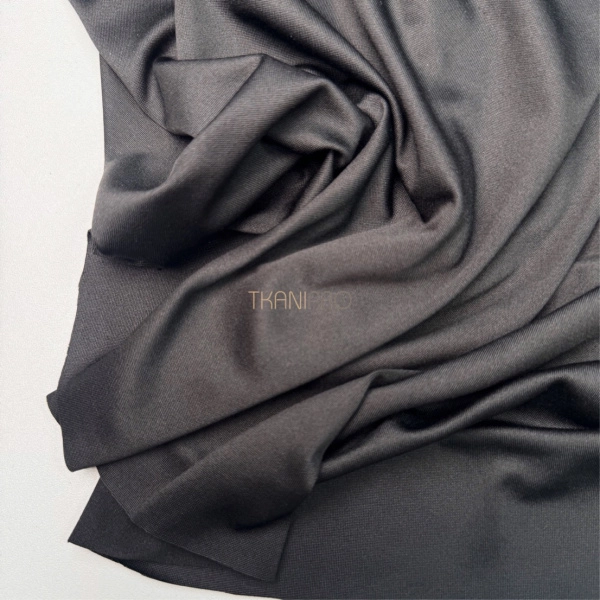 Холодное масло ткань цвет черный, арт. MD3009-3