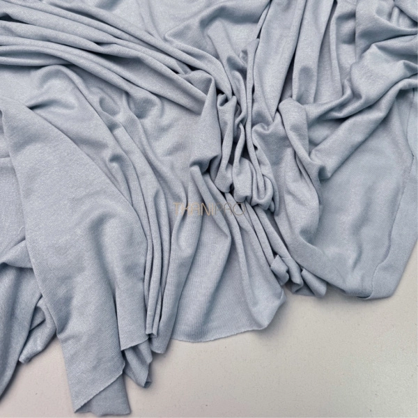 Тонкий трикотаж стрейч цвет голубой, арт. DK2002-4