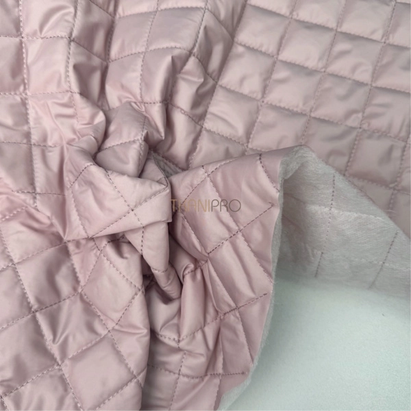 Стеганая ткань на синтепоне цвет розовый пыльный, арт. PS2291-4