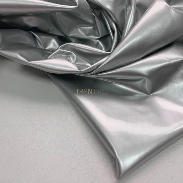 Лаковая кожа цвет серебро, арт. YL1931-1