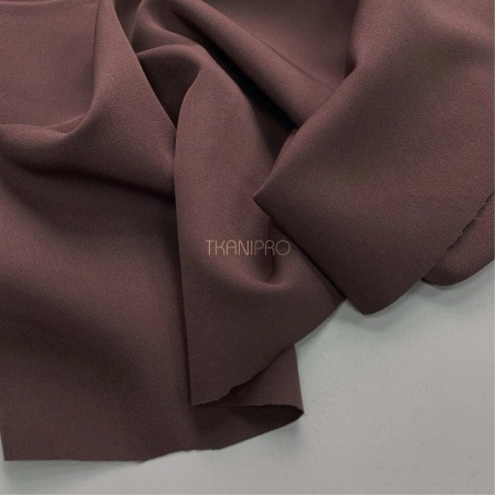 Костюмно-плательная ткань Барби, арт. KB1933-11 цвет шоколадный