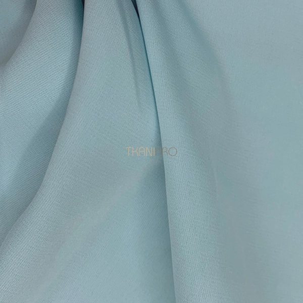 Шелк искусственный, арт. S2026-43 цвет пыльный голубой