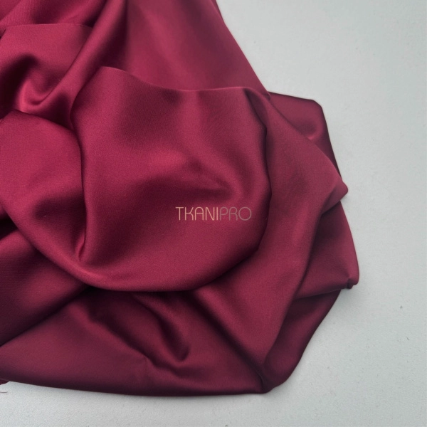 Шелк искусственный цвет бордовый, арт. S2132-63