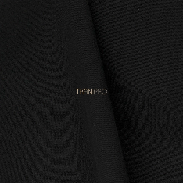 Костюмная ткань с вискозой черная, арт. K1947-1