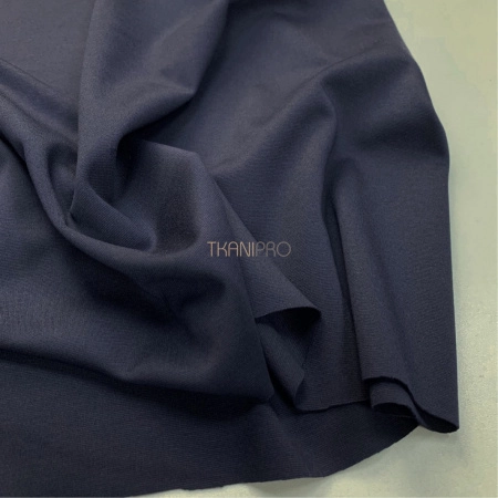 Трикотаж джерси цвет темный синий, арт. D2044-3