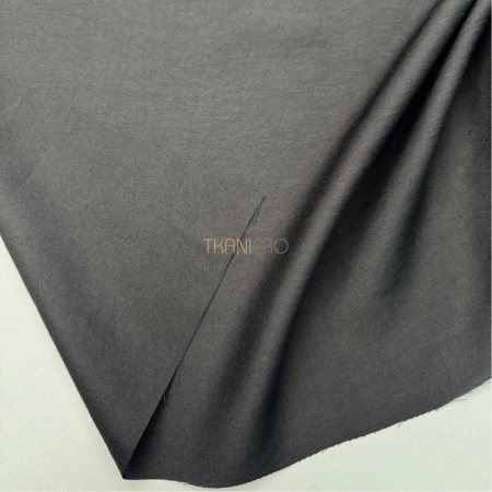 Вискоза плательная с шерстью цвет черный, арт. LB5001-34