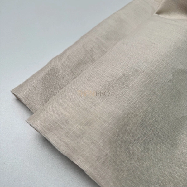 Лен цвет бежевый, арт. L4001-4