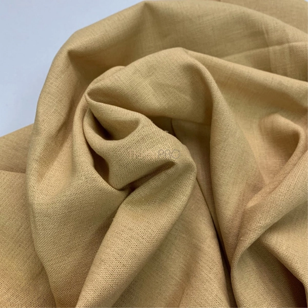 Ткань лён с вискозой цвет песочный, арт. L2148-10