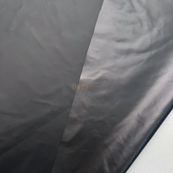 Ткань плащевая дюспо матовая цвет черный, арт. PL2296-3