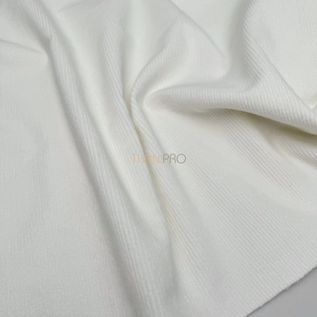 Вельвет хлопок цвет молочный, арт. IKV2035-1