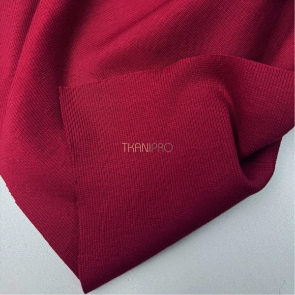 Трикотаж кашкорсе цвет вишневый, арт. DW1201-17