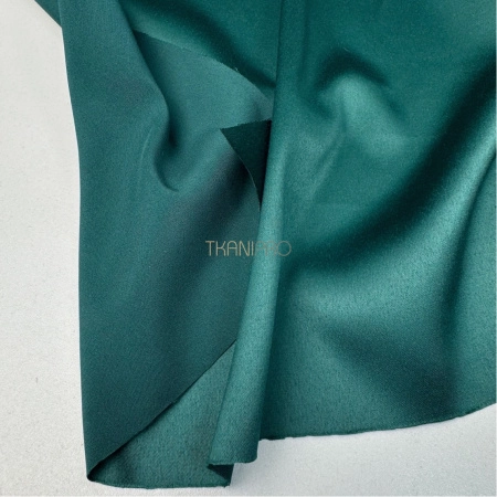 Атлас плотный цвет изумрудный, арт. A2095-10