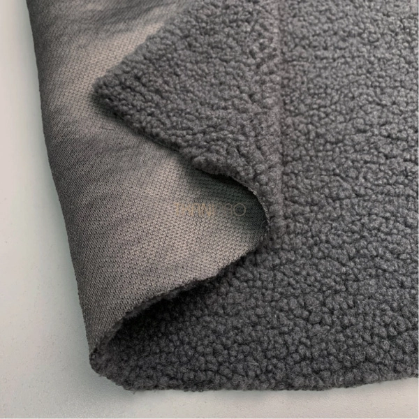 Мех барашек цвет серый, арт. WF3040-30