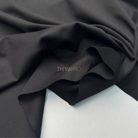 Трикотаж джерси цвет черный, арт. D2044-2