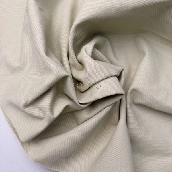 Хлопок твил плотный цвет бежевый, арт. IKM3005-4