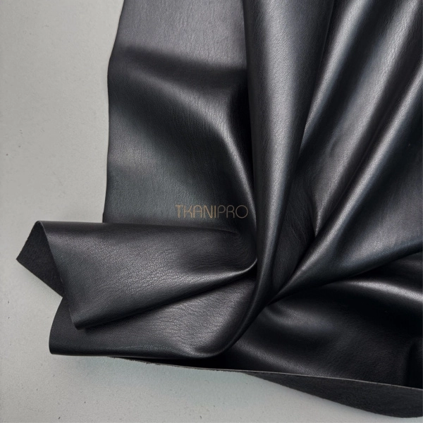 Искусственная кожа на замше цвет черный, арт. OW1941-1