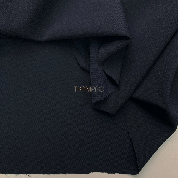 Костюмная ткань с вискозой цвет темный синий, арт. K1937-34