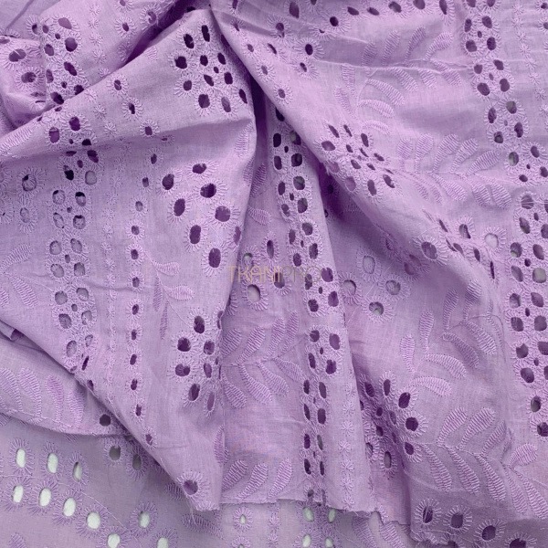 Хлопковое шитье, арт. QS2049-5 цвет фиалковый сиреневый