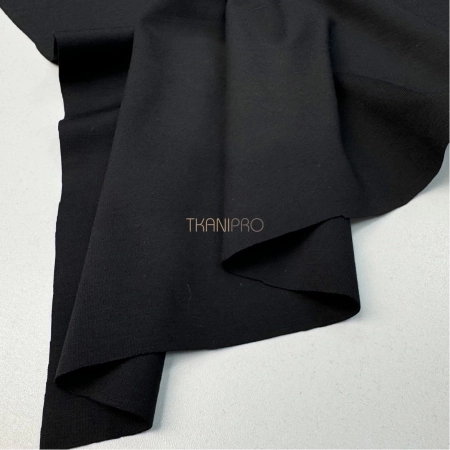 Трикотаж джерси цвет черный, арт. DN3101-8