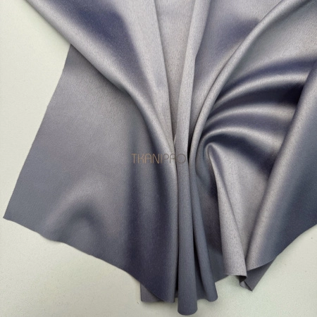 Атлас плотный цвет серый, арт. A2098-7