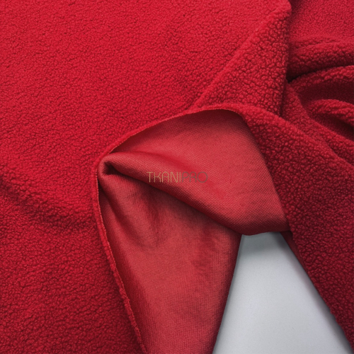 Мех барашек цвет красный, арт. WF3042-38