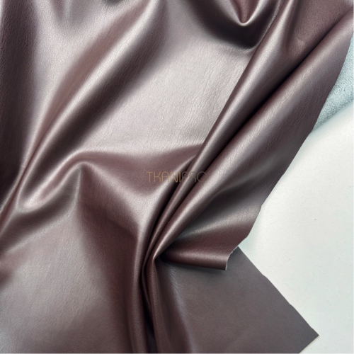 Искусственная кожа на замше цвет коричневый, арт. OW1942-2