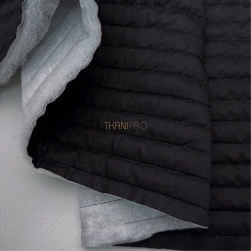 Стеганый хлопок черный, арт. TCS2135-42