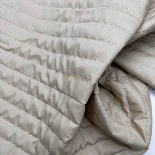 Стеганый хлопок бежевый, арт. TCS2137-8