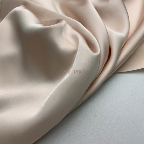 Сатин вискоза цвет кремовый, арт. SK2005-3