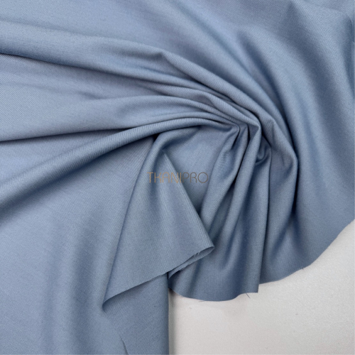 Костюмная поливискоза твил цвет голубой джинсовый, арт. KL2053-6