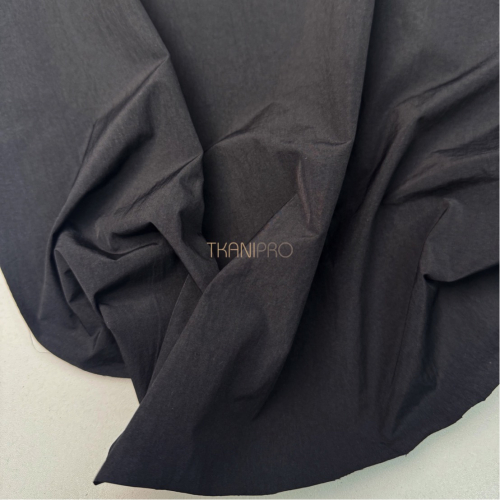 Ткань из нейлона крэш цвет черный, арт. PL4301-7