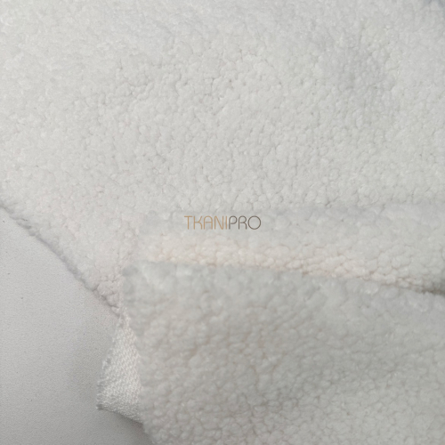 Мех барашек цвет молочный, арт. WF3043-2