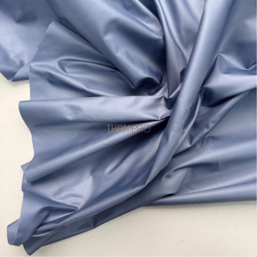 Ткань плащевая дюспо матовая цвет джинсовый, арт. PL2282-91