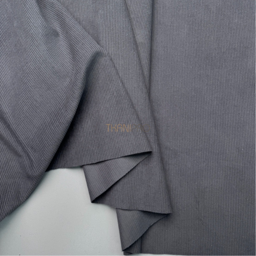 Вельвет хлопок цвет серый, арт. IKV2035-5