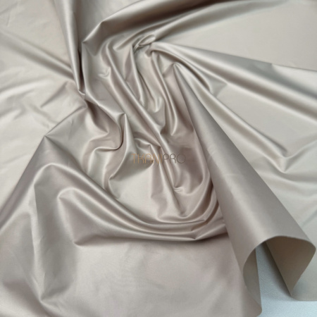 Ткань плащевая дюспо матовая бежевый серый, арт. PL2297-9