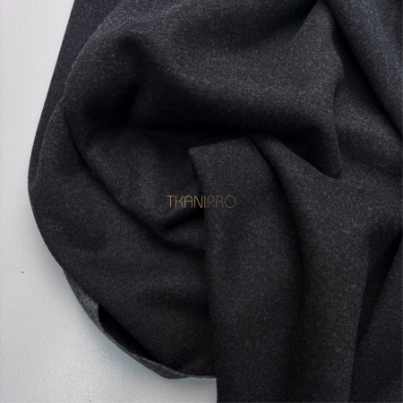 Трикотаж с шерстью цвет черный, арт. WD7001-9