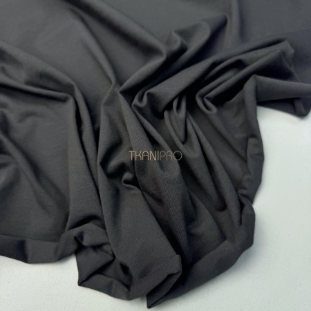 Трикотаж кулирная гладь цвет серый графит, арт. DK3551-127