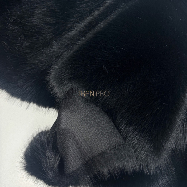 Соболь искусственный мех цвет черный, арт. EN312-12