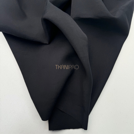 Ткань вискоза костюмная черная, арт. BK1050-1