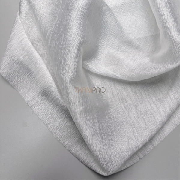 Вуаль жатка цвет белый, арт. TT1101-1