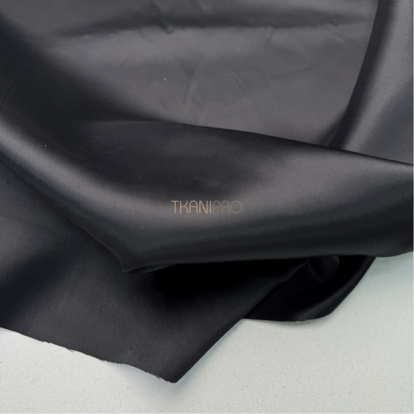 Подкладочная ткань жаккард черный, арт. IP2119-10