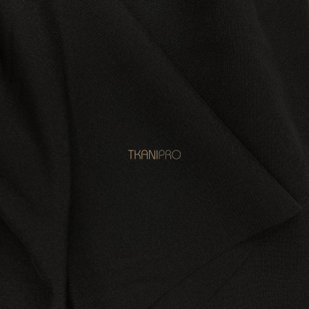 Плательная блузочная ткань софт, арт. BS2005-5 цвет черный