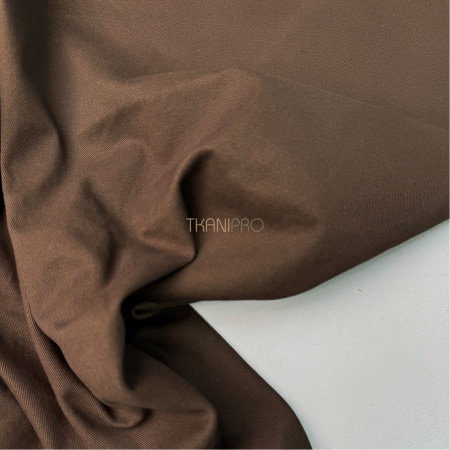 Твил хлопок цвет шоколадный, арт. IKM3005-37
