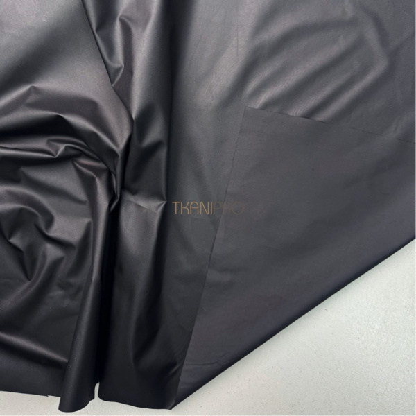Ткань плащевая дюспо цвет черный, арт. PL2120-86