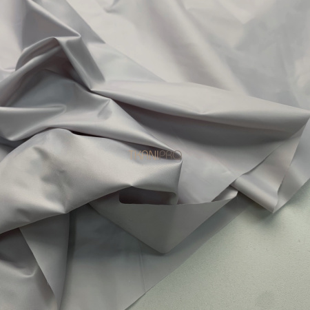 Ткань плащевая дюспо, арт. PL2278-16 цвет серый серебряный