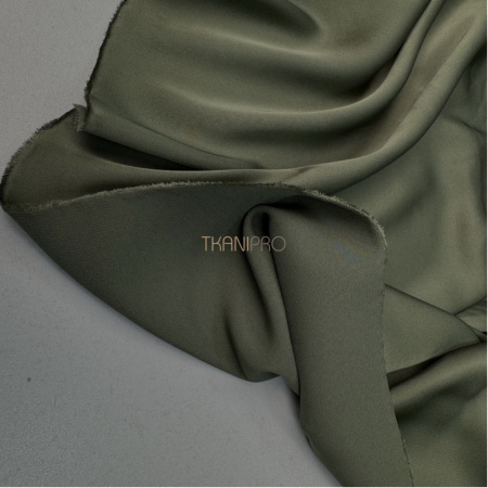 Шелк искусственный, арт. S2134-45 цвет хаки