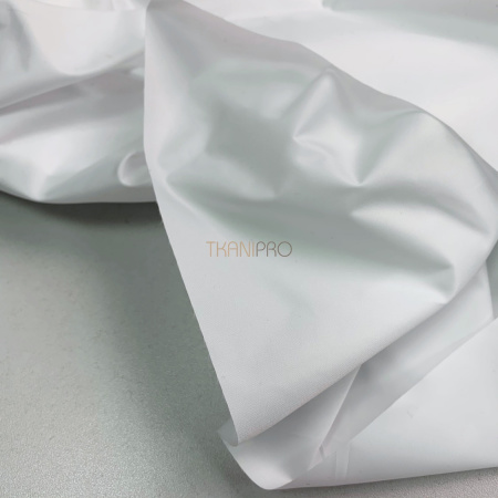 Ткань плащевая дюспо цвет белый, арт. PL2120-101