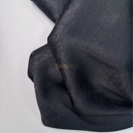 Вуаль крэш цвет черный, арт. TT1101-8