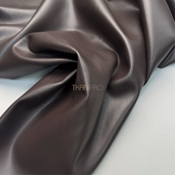 Искусственная кожа на замше, арт. OW9003-1 цвет коричневый